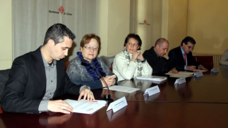 Enric Sucarrats, Jaume Casademont, Teresa Ruiz, Isabel Muradàs, Albert Bayot i Pau Jordà © ACN