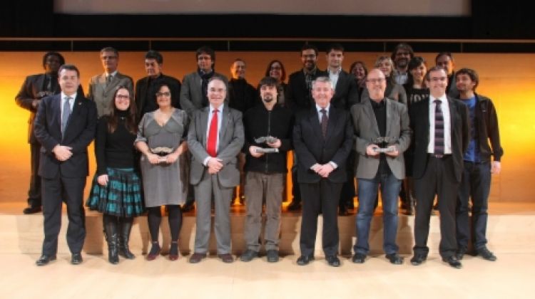 Els guardonats de la tercera edició © ACN