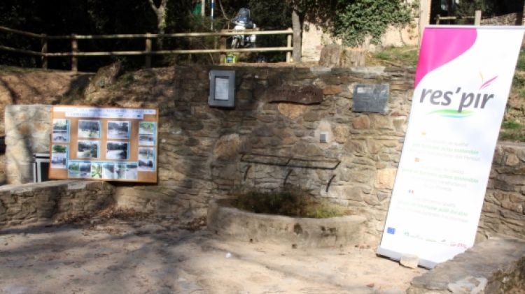 La Font del Ferro de Sant Daniel a Girona després de la seva restauració © ACN