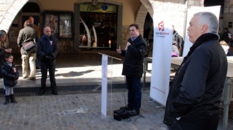 L'acte de commemoració de SI a la plaça del Vi de Girona © ACN
