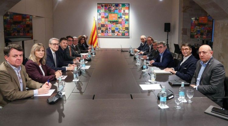 Els representants del Govern s'han reunit amb representants del sector dels càmpings catalans