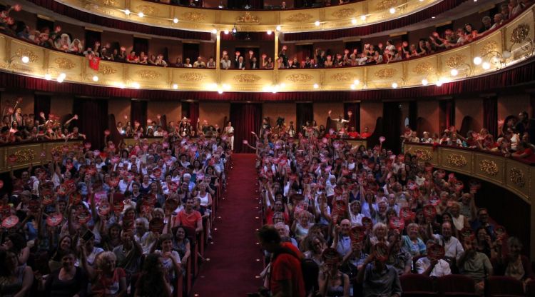 Acte inaugural del FITAG al Teatre Municipal (arxiu)