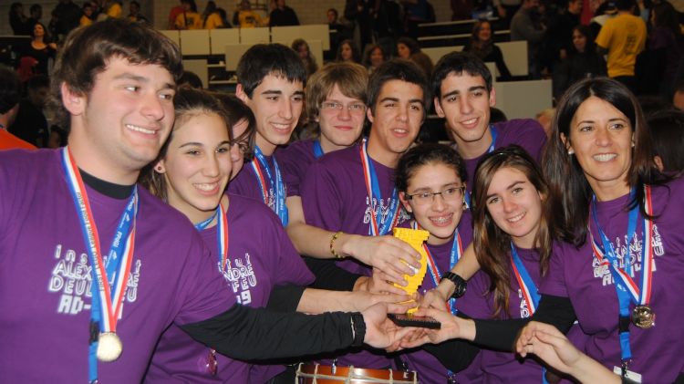 L'equip aD149, guanyador per segona vegada de la FIRST LEGO League de Girona © AG