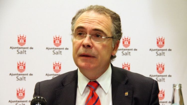 L'alcalde de Salt, Jaume Torramadé, a l'ajuntament © ACN