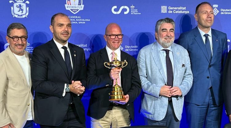 Guy Kinnings, Albert Dalmau, Berni Álvarez i José Manuel Rodríguez Uribes. ACN