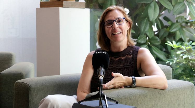 La degana del Col·legi de l'Advocacia de Figueres, Maria Hilari. ACN