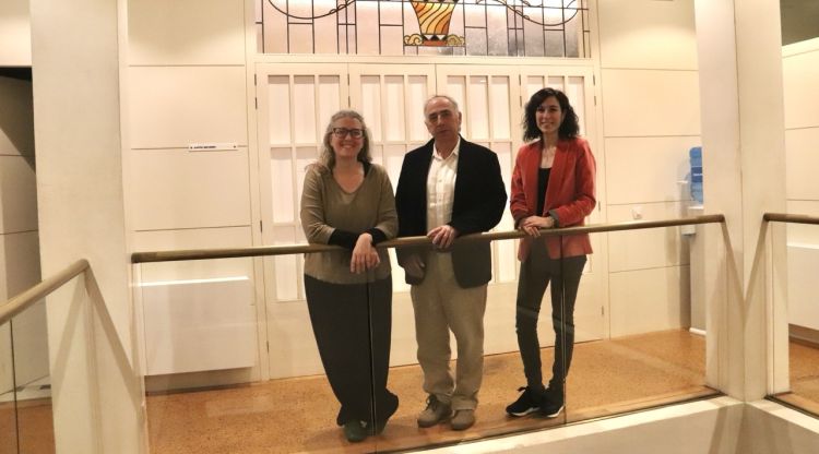 Queralt Vila, Antoni Bramon i Sílvia Planellas. ACN