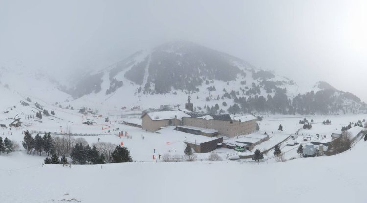 La Vall de Núria, aquest migdia. Seguim la Méteo