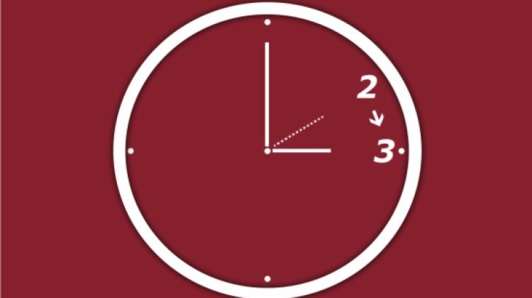 El rellotge s'haurà d'avançar una hora: a les dues de la matinada seran les tres © ACN
