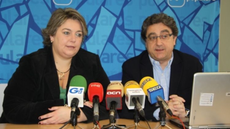 La diputada del PP al Congrés, Concepció Veray, i el portaveu dels populars al Parlament, Josep Enric Millo © ACN