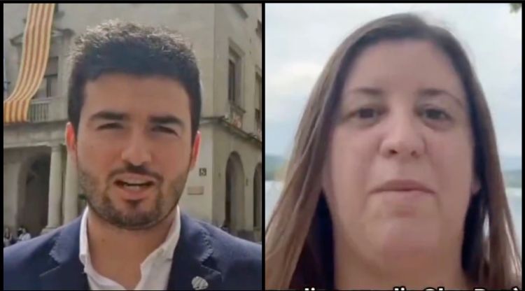 Arnau Liesa, candidat per Figueres i Olga Pagès, candidata per Banyoles