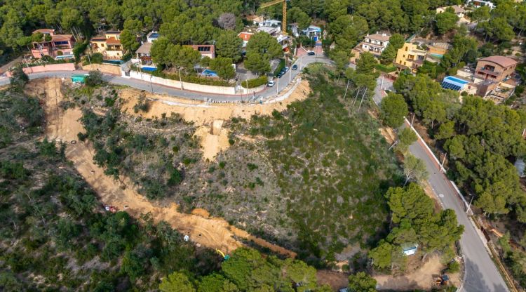 Vista aèria d'Aigua Xelida a la zona projectada d'obres