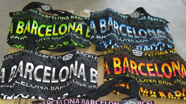 Bosses falsificades amb la marca Barcelona © ACN