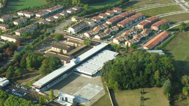 Vista aèria de l'IES La Garrotxa d'Olot © AG