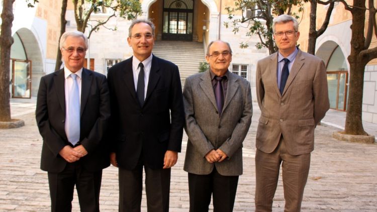 Josep Trias, Vicenç Martínez Ibáñez, Joan Profitós i  Joaquim Casanovas © ACN