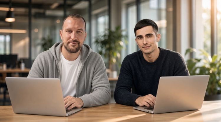 Dos membres de la nova startup