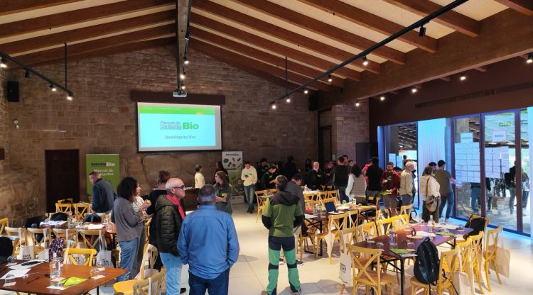 Mercat de contactes Bio, Catalunya Central, emmarcat en la Setmana Bio 26'. Generalitat de Catalunya