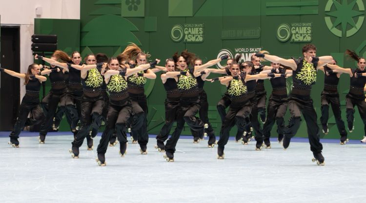 L'equip de patinatge artístic d'Olot. Rodacat / FCP