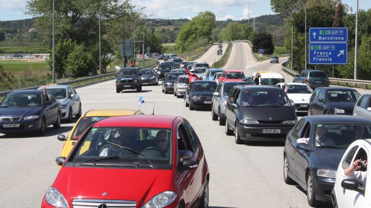 Un moment de l'acció del passat 1 de maig © M. Estarriola