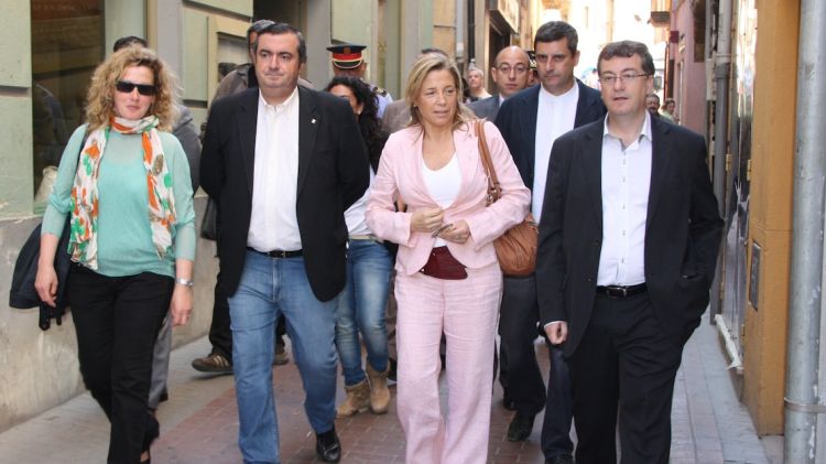 La vicepresidenta del Govern, Joana Ortega, avui a la Bisbal d'Empordà © ACN