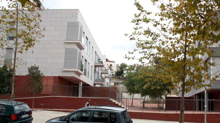 Dos blocs d'habitatges protegits de la Generalitat © ACN