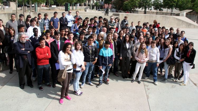Foto de grup de tots els alumnes que han participat en el programa © ACN