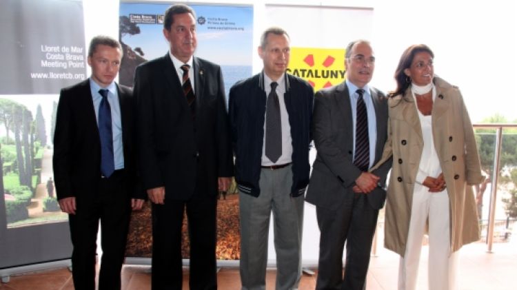 Un moment de la presentació del congrés anual de Tez Tour, que es fa a Lloret de Mar © ACN