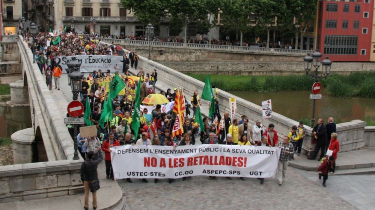 Unes 2.000 persones han participat a la manifestació © ACN