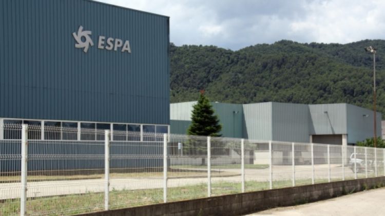 L'exterior de la seu de l'empresa Espa 2025 a Banyoles © ACN