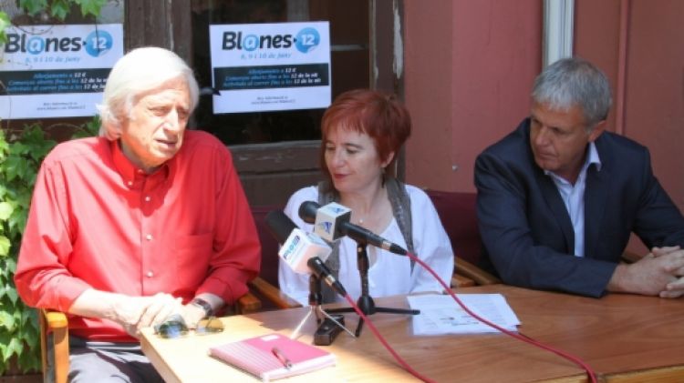 D'esquerra a dreta: Enric Portas, Lourdes Fàbrega i Lluís Pascual © ACN