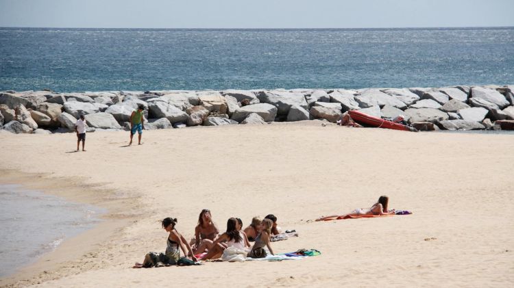 Bon temps a la platja de Sant Antoni de Calonge © ACN