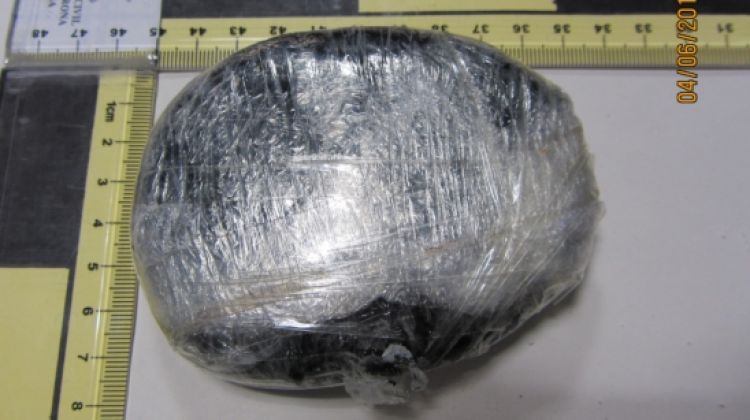 La cocaïna confiscada durant un control rutinari a l'aeroport de Girona © ACN