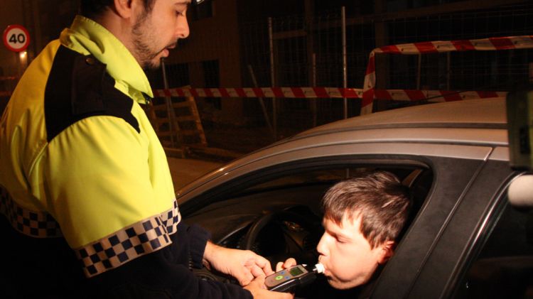 Test d'alcoholèmia a Girona © ACN