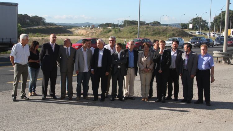 Alcaldes de municipis afectats per les obres de l'N-II © ACN