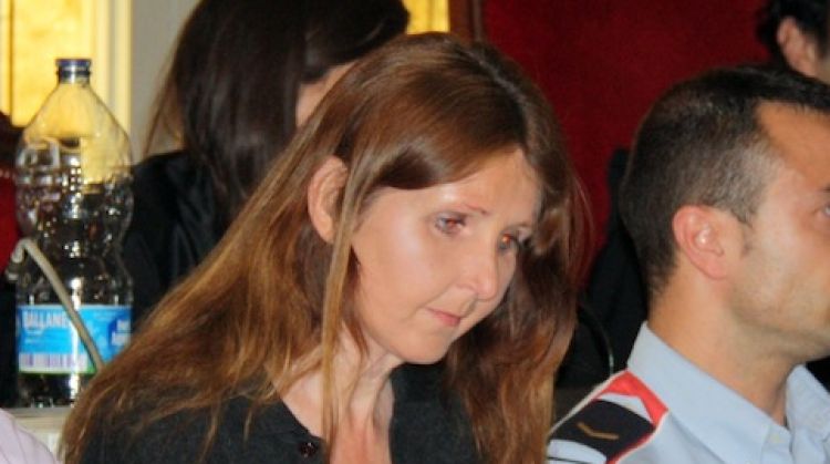 Lianne Smith a la banqueta de l'Audiència de Girona (arxiu)