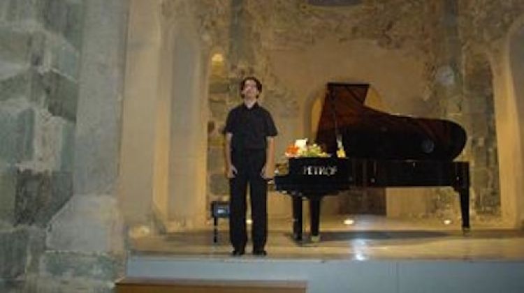 Jordi Humet al Festival de Música de Sant Pere de Rodes (arxiu)
