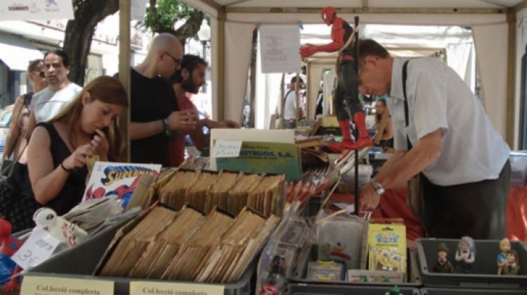 El mercat de còmics, una de les activitats agrupades en aquest festival © ACN