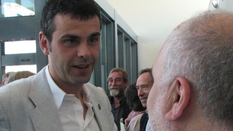 L'alcalde de Figueres, Santi Vila, moments abans de la inauguració de la part est de l'Hospital de la ciutat © ACN