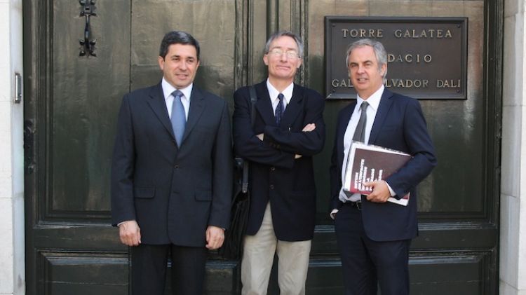 D'esquerra a dreta: Joan Manuel Sevillano, Modest Fluvià Lluís Peñuelas © ACN