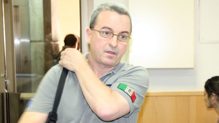 El cambrer del bar Núria, Juan Antonio Cano (arxiu)