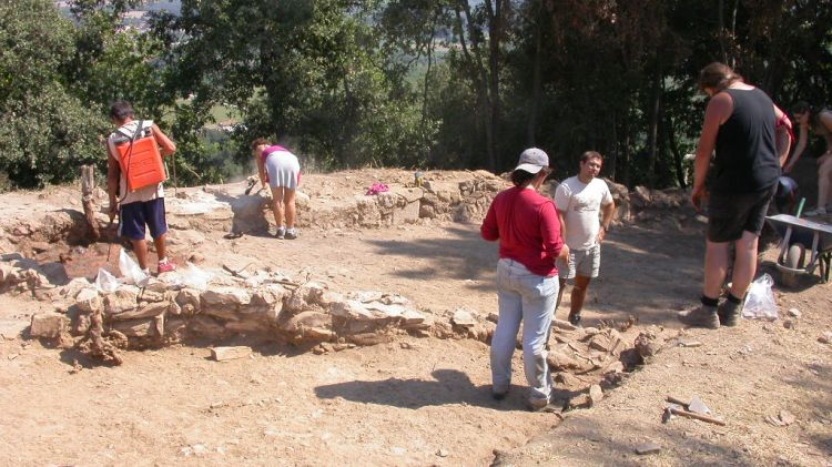 Una imatge d'arxiu del Castellum Fractum de Sant Julià de Ramis © ACN