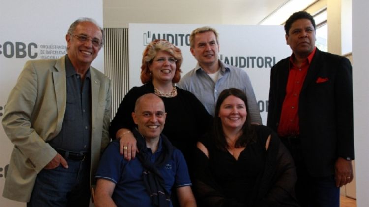 Leo Nucci, Roberto Rizzi Bringoli, Marianne Cornetti, Misha Didyk, Angela Meade i Luiz Ottavio Faria © ACN