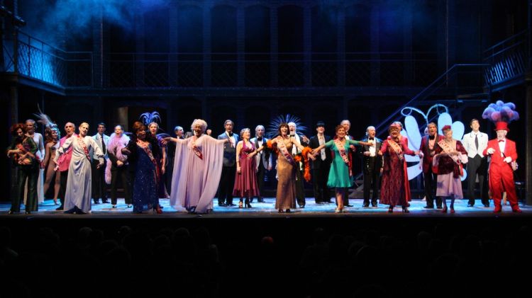 Un instant durant la representació de 'Follies' al Festival Castell de Peralada © ACN