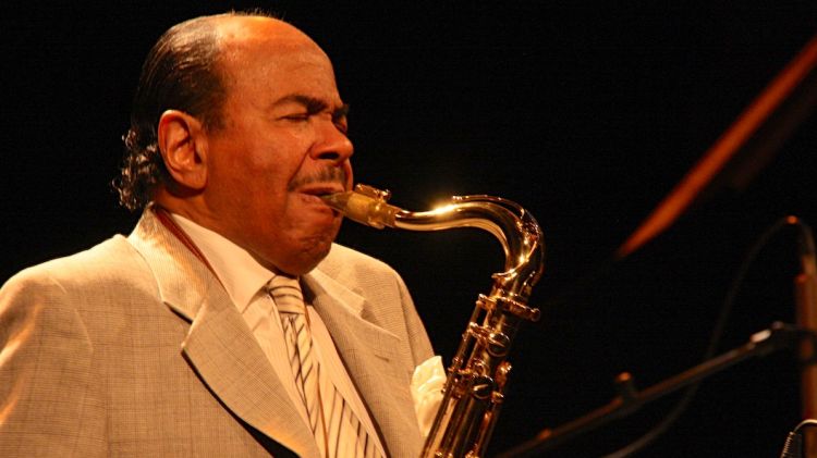 Benny Golson durant el seu concert a l'Auditori de Girona © ACN