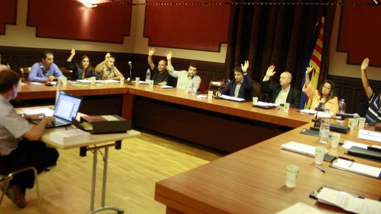 Un moment de la votació d'ahir © ACN