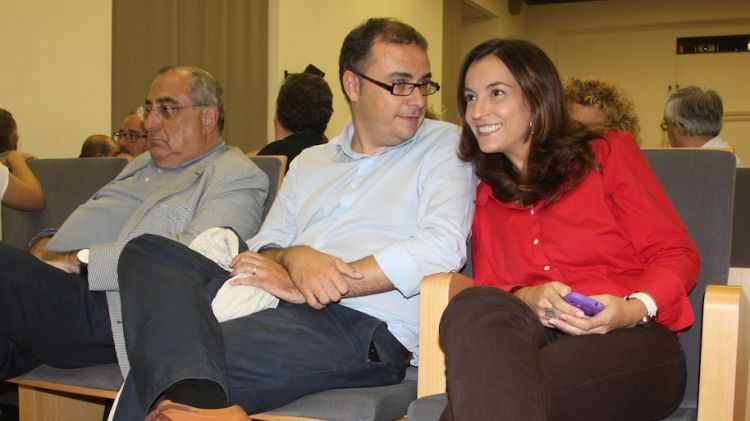 Iolanda Pineda i Ignasi Thió ocupaven els dos primers llocs de la llista proposada © ACN