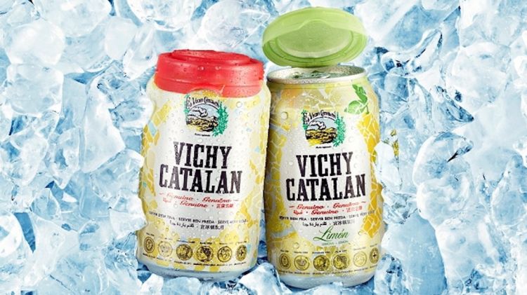Les dues noves llaunes de Vichy, la genuïna i la de llimona
