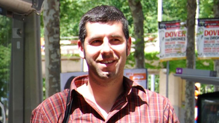 El candidat de la CUP per Girona, Jordi Navarro