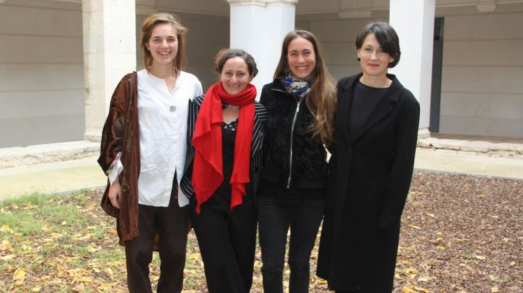 D'esquerra a dreta: Nora Tinholt, Maria Dos Milagros, Leticia García i Denys Blacker © ACN