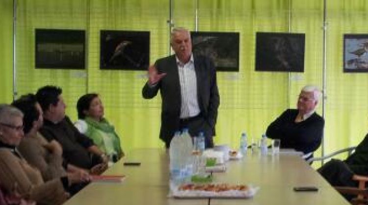 Toni Strubell avui a Sant Feliu de Guíxols